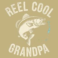Reel Cool Grandpa Fisherman Grandad Bass Fishing Dad Angler .Png Hoodie