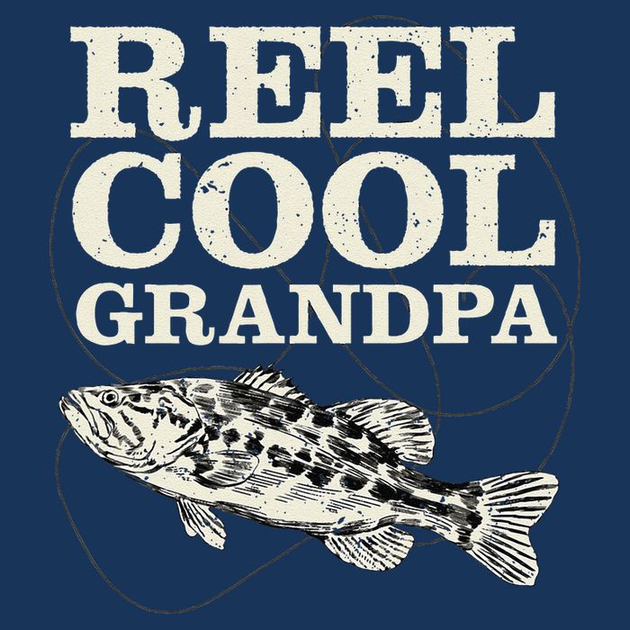 Reel Cool Grandpa Fly Fishing Walleye Fishing Pole Grandpa Doggie Tank
