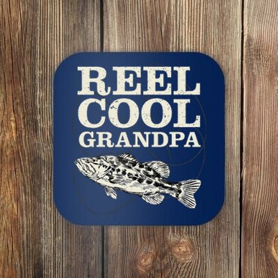 Reel Cool Grandpa Fly Fishing Walleye Fishing Pole Grandpa Coaster