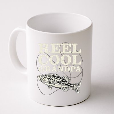 Reel Cool Grandpa Fly Fishing Walleye Fishing Pole Grandpa Coffee Mug