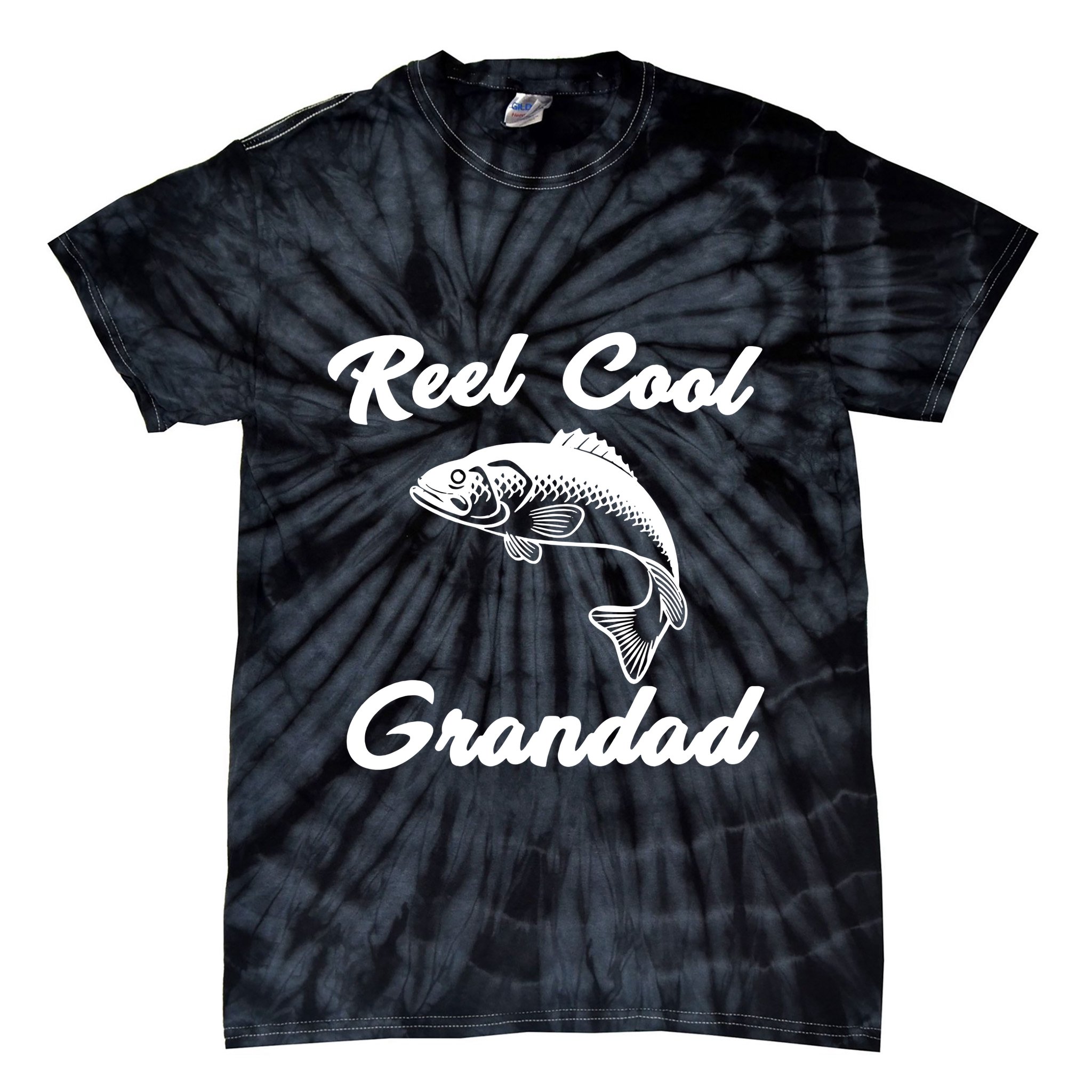 Reel Cool Grandad Tie-Dye T-Shirt