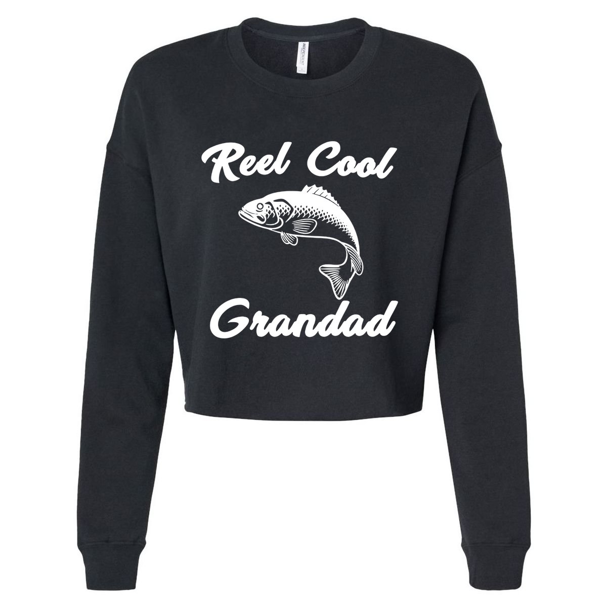 Reel Cool Grandad Cropped Pullover Crew