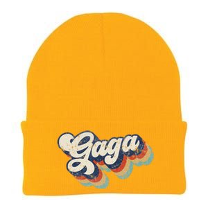 Retro Cute Gaga For Grandma Best Gaga Ever Mother's Day Knit Cap Winter Beanie