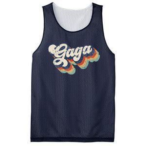 Retro Cute Gaga For Grandma Best Gaga Ever Mother's Day Mesh Reversible Basketball Jersey Tank