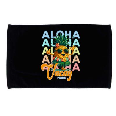 Retro Cute Hawaii Pineapple Grass Microfiber Hand Towel