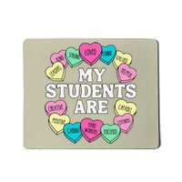 Retro Candy Heart Teacher ValentineS Positive Affirmation Mousepad