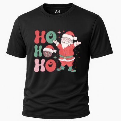 Retro Christmas Ho Ho Ho Design Performance Shirt