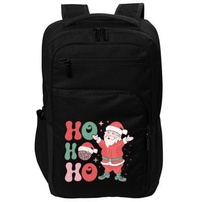 Retro Christmas Ho Ho Ho Design Impact Tech Backpack