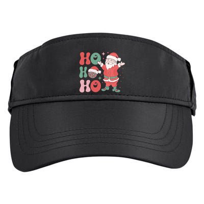 Retro Christmas Ho Ho Ho Design Adult Drive Performance Visor