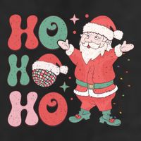 Retro Christmas Ho Ho Ho Design 11oz C Handle Ceramic Mug