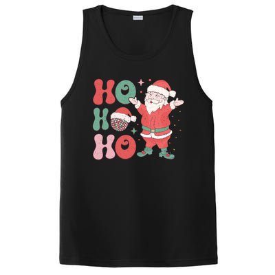 Retro Christmas Ho Ho Ho Design PosiCharge Competitor Tank