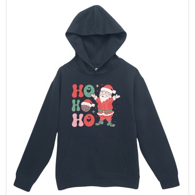 Retro Christmas Ho Ho Ho Design Urban Pullover Hoodie