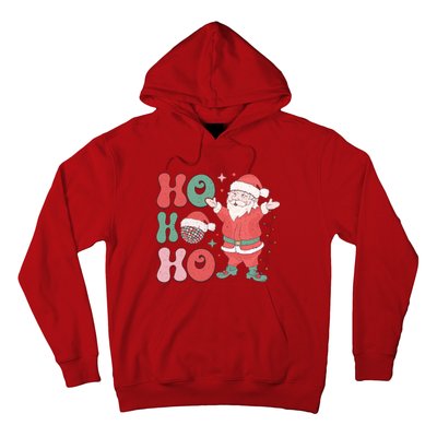 Retro Christmas Ho Ho Ho Design Hoodie