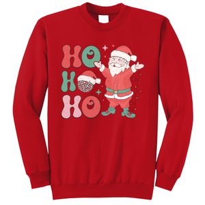 Retro Christmas Ho Ho Ho Design Sweatshirt