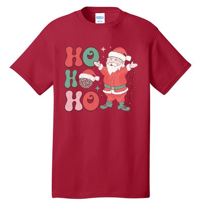 Retro Christmas Ho Ho Ho Design Tall T-Shirt