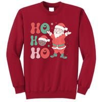 Retro Christmas Ho Ho Ho Design Tall Sweatshirt