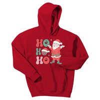 Retro Christmas Ho Ho Ho Design Kids Hoodie