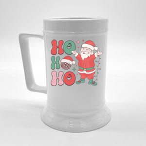 Retro Christmas Ho Ho Ho Design Beer Stein