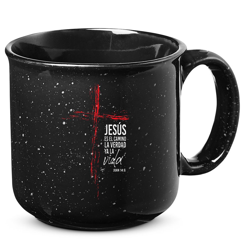 Regalos Cristianos Hombres Jesús Mensajes Christian Spanish 15oz Campfire Ceramic Mug