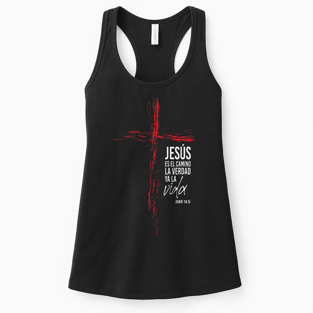 Regalos Cristianos Hombres Jesús Mensajes Christian Spanish Womens Tank Top