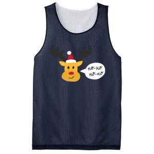 Reindeer Cartoon Ho Ho Cute Christmas Gift Mesh Reversible Basketball Jersey Tank