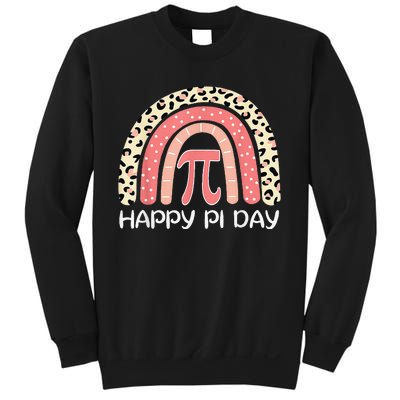 Rainbow Cheetah Happy Pi Day Math 3 14 Symbol Teacher Sweatshirt