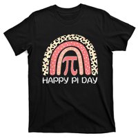 Rainbow Cheetah Happy Pi Day Math 3 14 Symbol Teacher T-Shirt