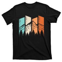 Retro Camping Hiking Nature Landscape Outdoor T-Shirt