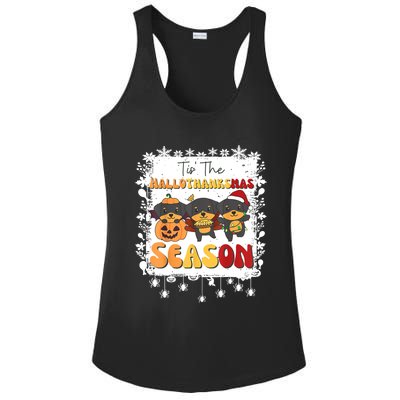 Rottweiler Christmas Halloween Tis The Hallothanksmas Gift Ladies PosiCharge Competitor Racerback Tank