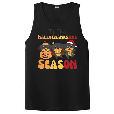 Rottweiler Christmas Halloween Tis The Hallothanksmas Gift PosiCharge Competitor Tank