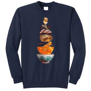 Ramen Composition High Quality Tall Sweatshirt