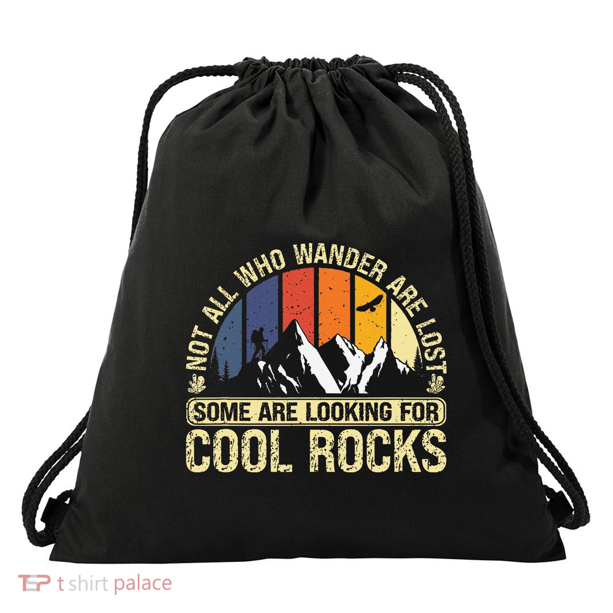 Rock Collector Hunting For Rockhound Geologist Geod Hunter Drawstring Bag