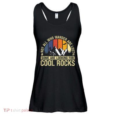 Rock Collector Hunting For Rockhound Geologist Geod Hunter Ladies Essential Flowy Tank