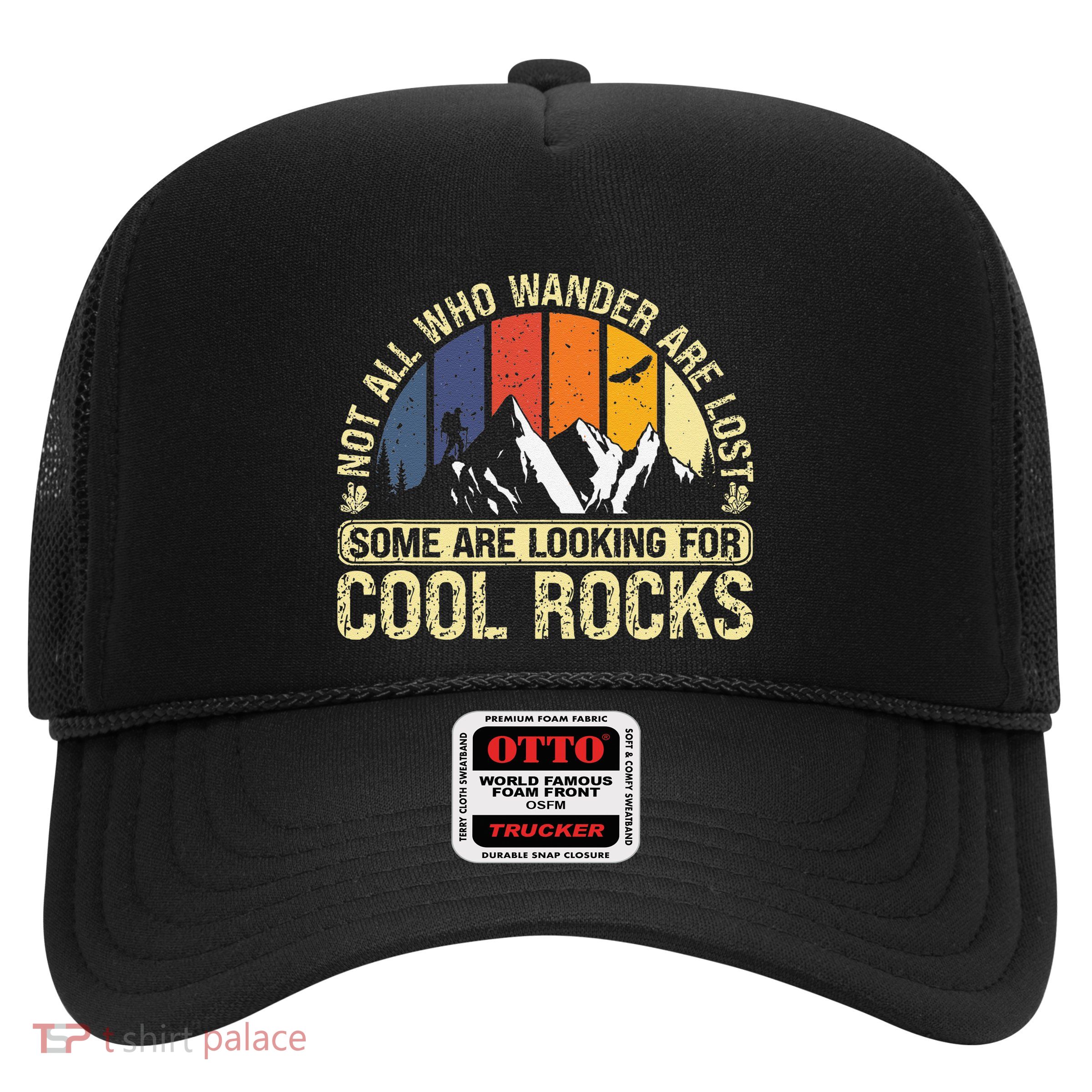 Rock Collector Hunting For Rockhound Geologist Geod Hunter Trucker Hat