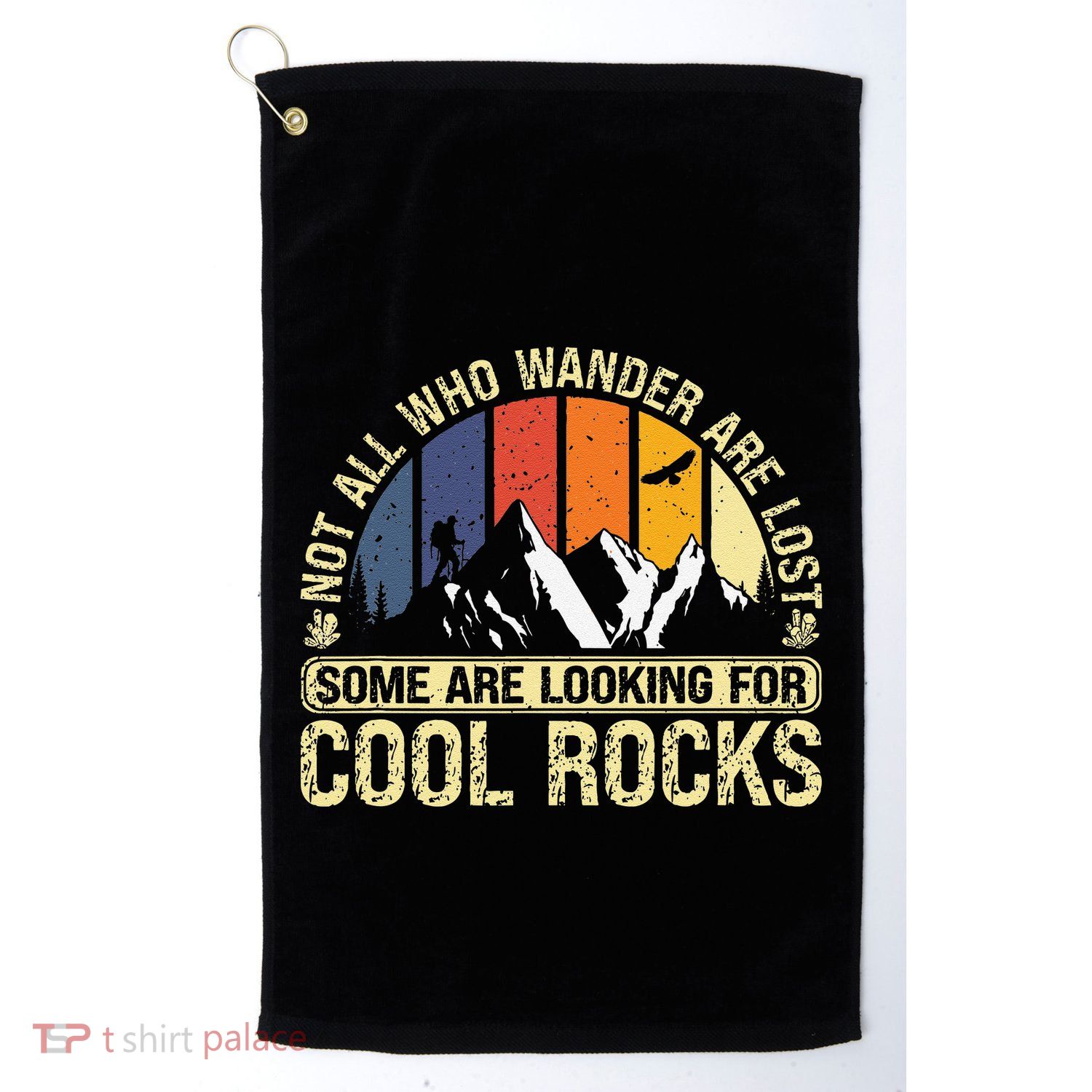 Rock Collector Hunting For Rockhound Geologist Geod Hunter Golf Towel