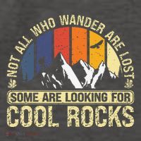Rock Collector Hunting For Rockhound Geologist Geod Hunter Vector Backpack