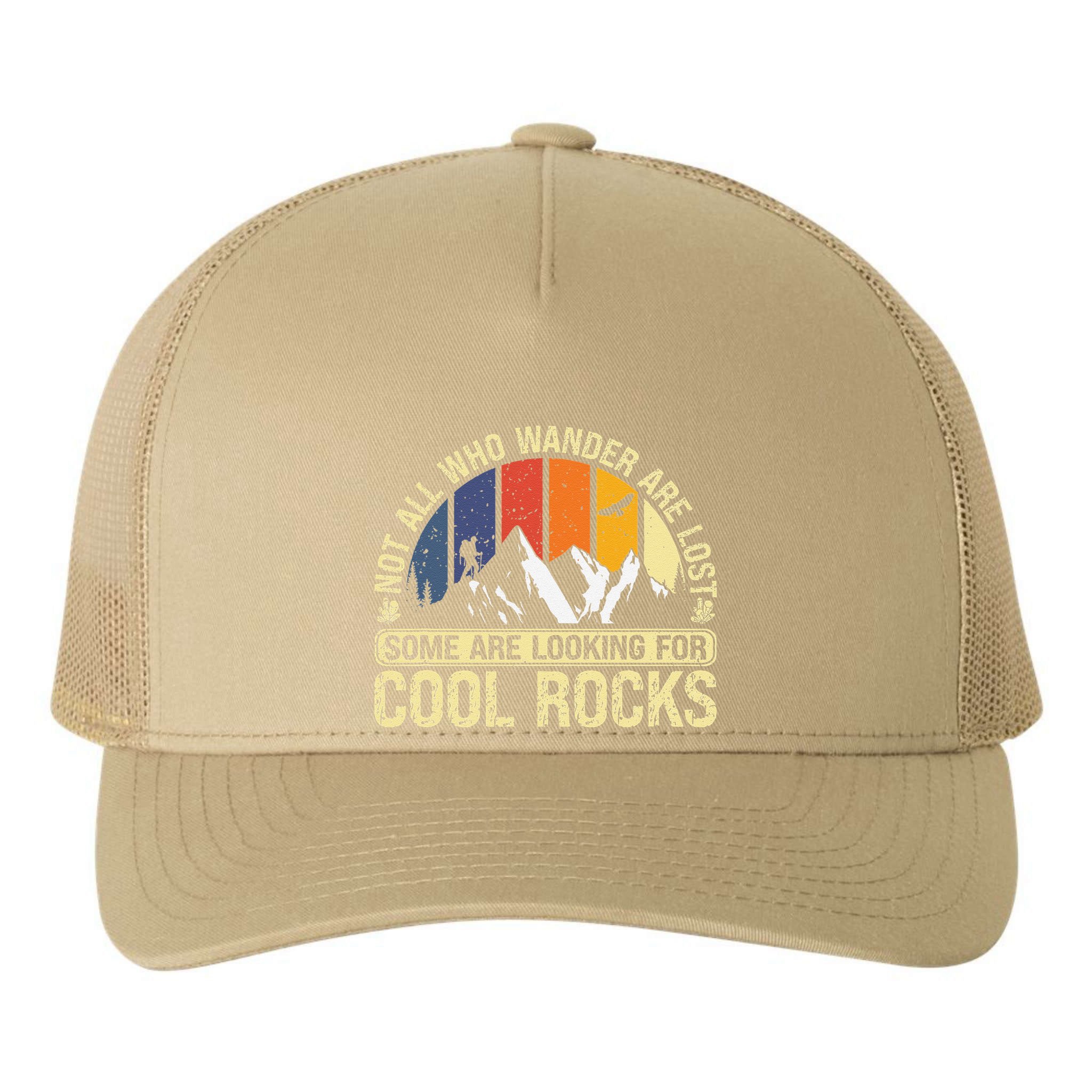 Rock Collector Hunting For Rockhound Geologist Geod Hunter Yupoong Adult 5-Panel Trucker Hat