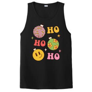 Retro Christmas Ho Ho Ho Festive Holiday PosiCharge Competitor Tank