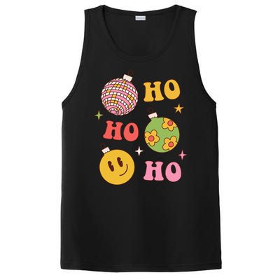 Retro Christmas Ho Ho Ho Festive Holiday PosiCharge Competitor Tank