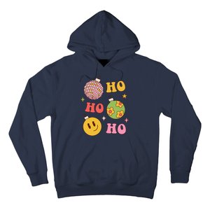 Retro Christmas Ho Ho Ho Festive Holiday Hoodie