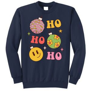 Retro Christmas Ho Ho Ho Festive Holiday Sweatshirt