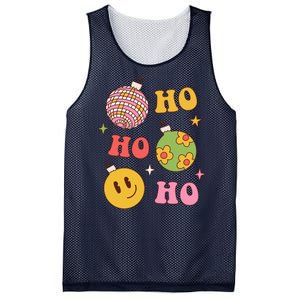 Retro Christmas Ho Ho Ho Festive Holiday Mesh Reversible Basketball Jersey Tank