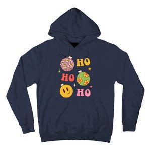 Retro Christmas Ho Ho Ho Festive Holiday Tall Hoodie