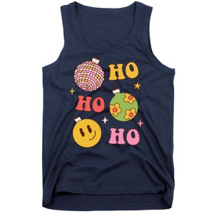 Retro Christmas Ho Ho Ho Festive Holiday Tank Top