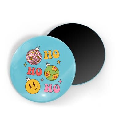 Retro Christmas Ho Ho Ho Festive Holiday Magnet