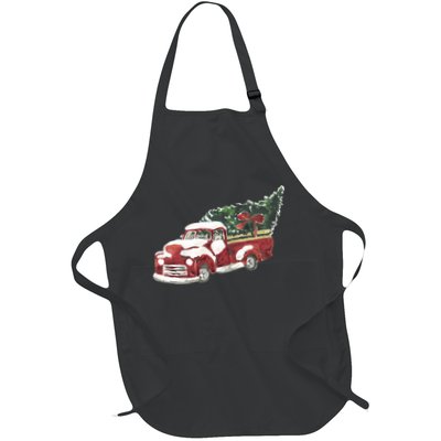 Retro Christmas Holiday Truck Apron