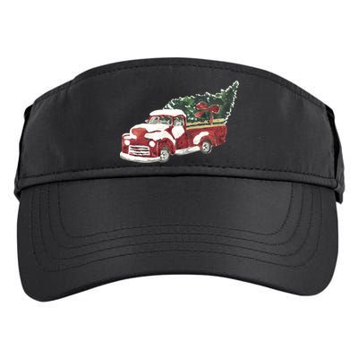 Retro Christmas Holiday Truck Adult Drive Performance Visor
