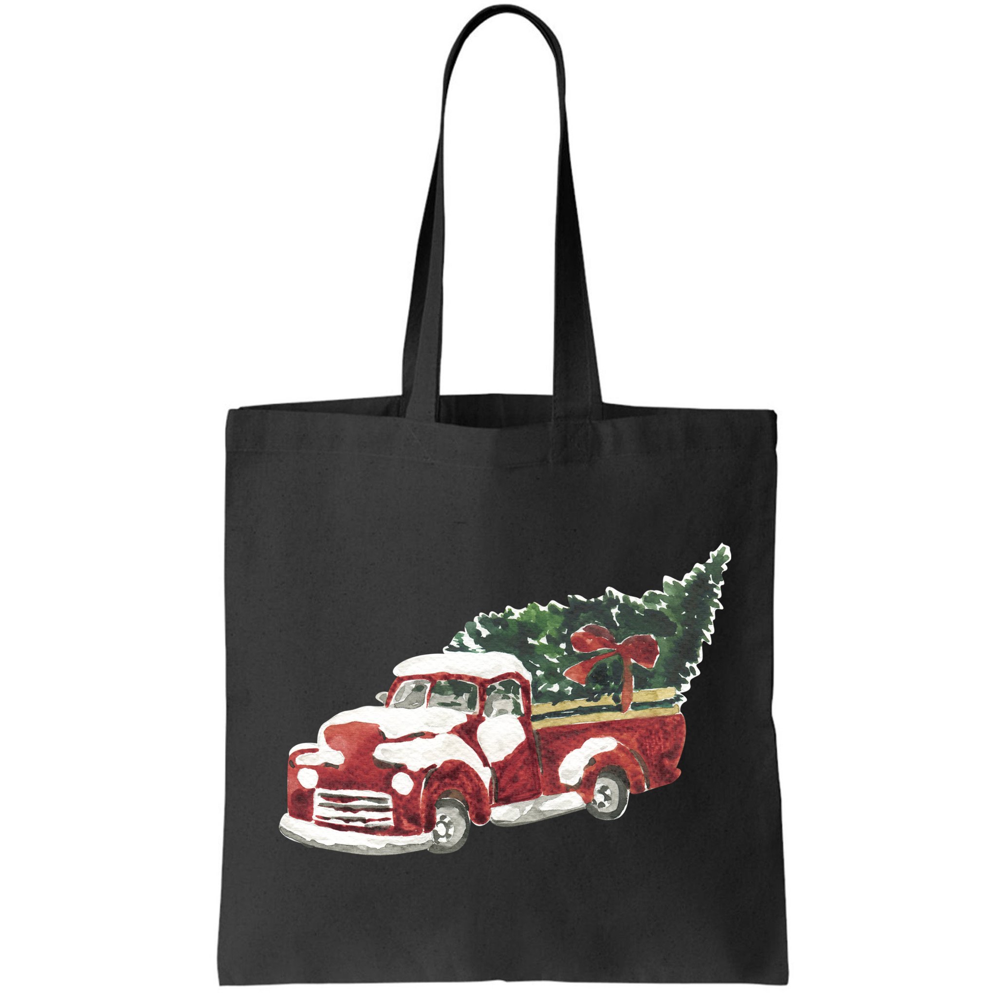 Retro Christmas Holiday Truck Bag
