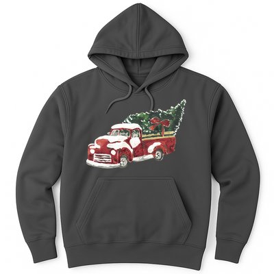 Retro Christmas Holiday Truck Hoodie