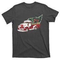 Retro Christmas Holiday Truck T-Shirt